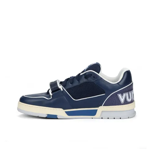 LOUIS VUITTON Тренер Стильные Скейтбординги Мужской Синий