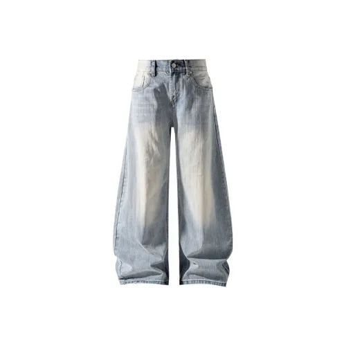 NRXX Blue Unisex Jeans NRXX Синий Унисекс Джинсы