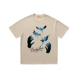 Топ цвета хаки с короткими рукавами