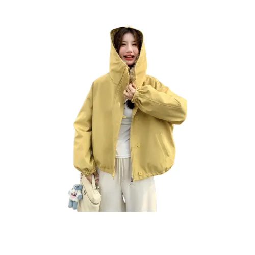 BANDICOOT Желтое Женское Короткое Пальто
