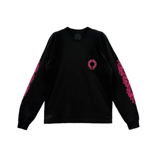 Chrome Hearts Черный Унисекс T-рубашки