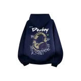 Темно-синий, синий, с флисовой подкладкой [стандартный размер]