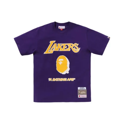 A BATHING APE X Mitchell Ness X NBA Fw25 T-Shirt Мужской
