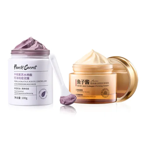 PEACH'S SECRET Перилла ЛЕВЫ Салициловая кислота Очищающая Глина Маска Нанесите на Маска для лица