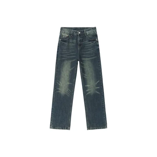 The Simpsons Винтажные синие унисекс джинсы