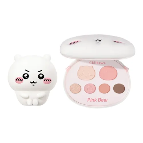 Pinkbear X chiikawa Жидкая помада Eye Тень Lipstick And LIP Глина Велюр глянцевый LIP Глянцевый