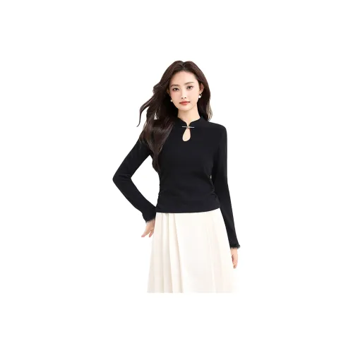 SMEN Зимний Регулярный T-Рубашка Женская