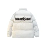 Белый, серый, фотиния, хлопковый пуховик