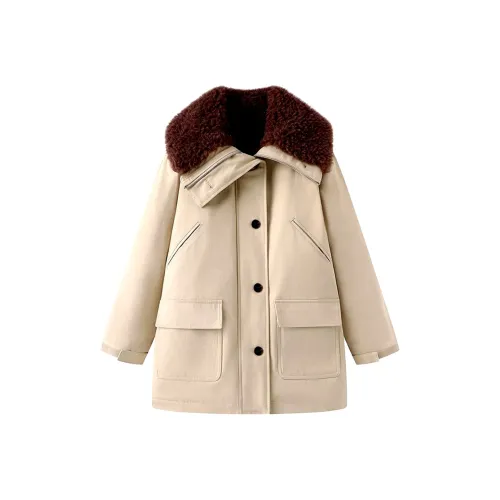 COVER TIME Хлопковый пуховик женский