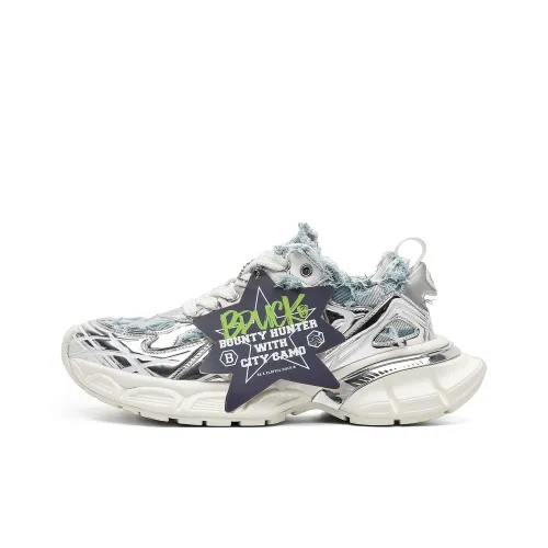 B.Duck SKYLINE Series Париж Винтажная Уличная Мода Модный Y2K Меха Яркий Радужный