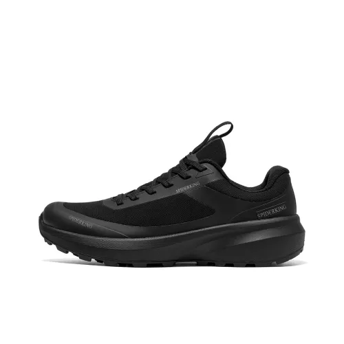 Spider King Low Топ Беговые кроссовки Мужской Черный