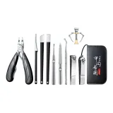 Черные полосы Groove Pliers 11 предметов Набор