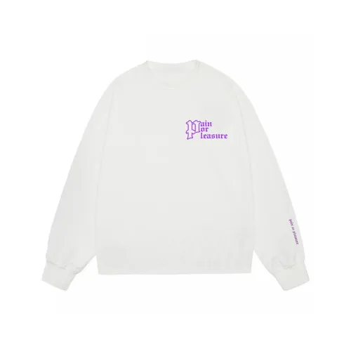 PAIN OR PLEASURE Длинный рукав Свитшот T-Рубашка Весенний Осенний Сезон