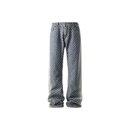 NRXX Blue Unisex Jeans NRXX Синий Унисекс Джинсы
