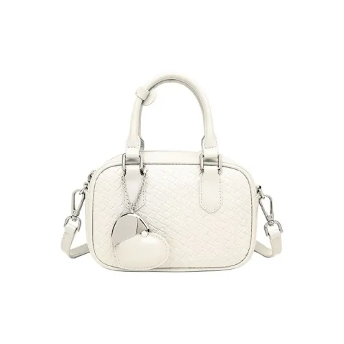 teenmix Коровья кожа с синтетической кожей через плечо сумка женская молочный коктейль белый далекий небесный