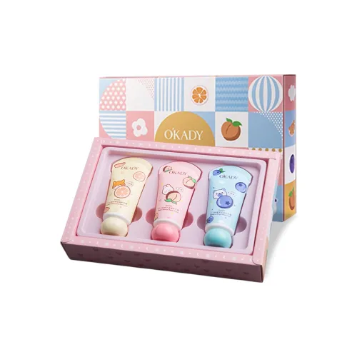 ZEUSEE Свежий Фрукты Питательный Набор Кремов для Рук в Коробке из Трех Препаратов