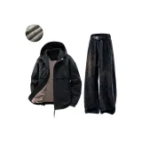 Чёрный+Чёрный [Комплекты одежды с флисовой подкладкой]