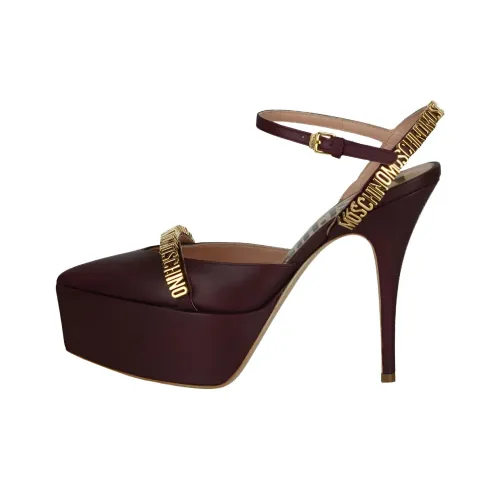 MOSCHINO Узкий каблук Высокие каблуки 12 см Женские Красный