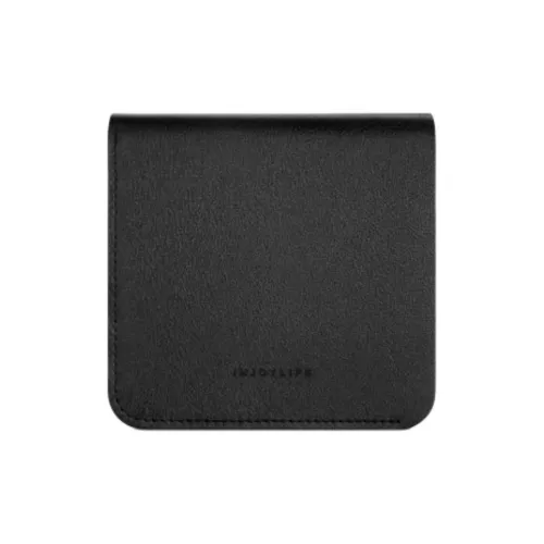 INJOYLIFE Картхолдер из лицевой коровьей кожи стандартный унисекс черный