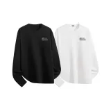 [2 пачки термической одежды с круглым вырезом] Черный (Mf готический логотип с шипами на груди) + Белый (Mf готический логотип с шипами на груди)