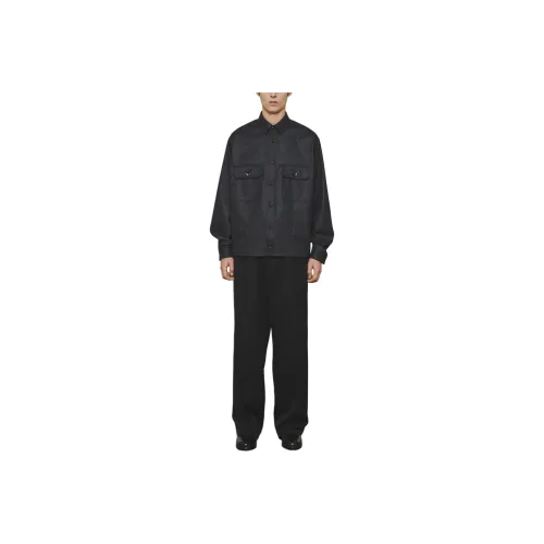 THE RERACS Fw25 RERACS 2 54 COLLEGE Фланель CPO Короткий Рубашка Мужская