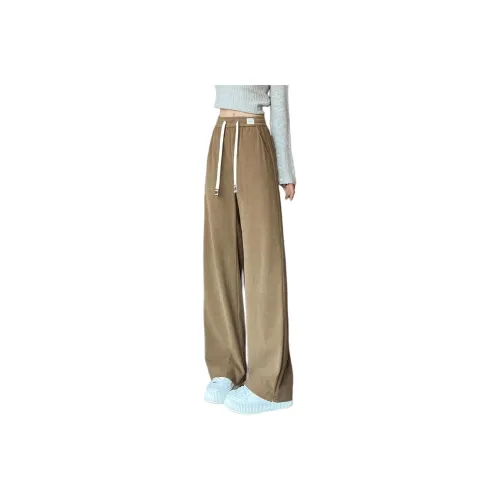 Tonlion Khaki Женские Повседневные Брюки