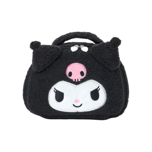 Санрио FLUFFY Черный Rice Лицо Путешествие Мешок для хранения Унисекс Черный