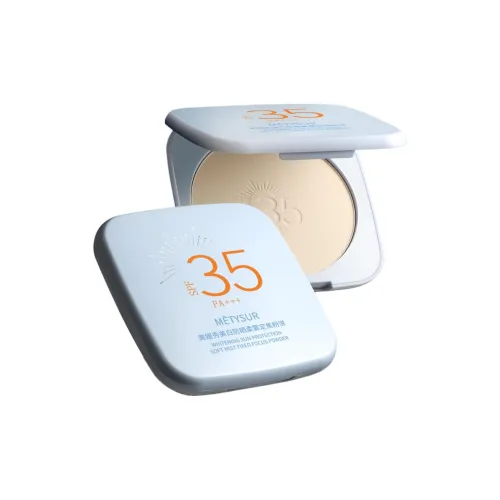 METYSUR Отбеливающий Защита от солнца Мягкий матовый Тональная основа Пудра SPF35 PA+++ Прилипчивый