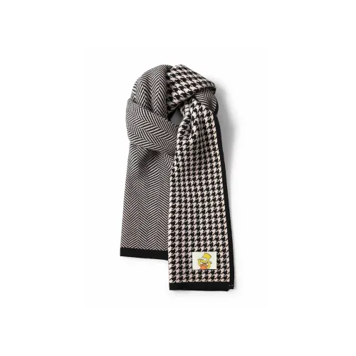 The Simpsons Полиэстеровые трикотажные шарфы Унисекс