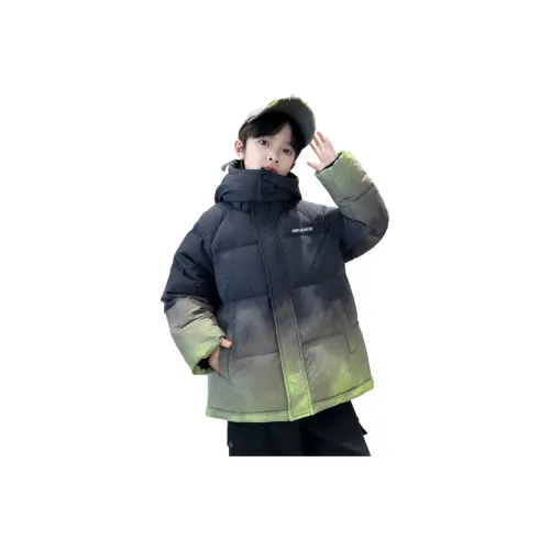 YALU Серый Зеленый Школьный возраст Утеплённые куртки