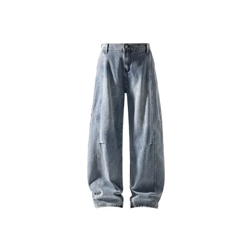 NRXX Светло-синие унисекс джинсы