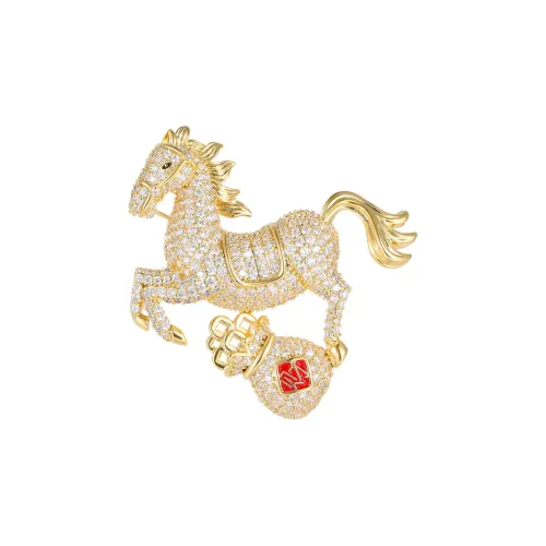 Фиолетовый медный сплав броши унисекс