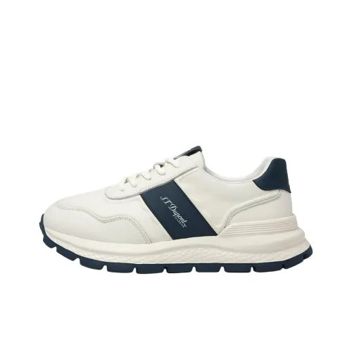 S. T.DUPONT Низкий топ Повседневная обувь Мужская Белый Черный