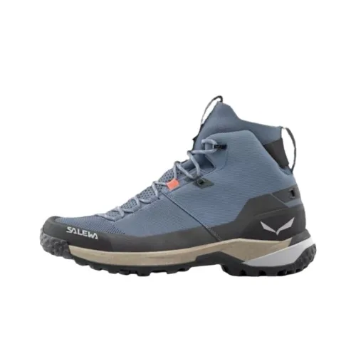 SALEWA POWERTEX Дышащий и Водонепроницаемый Crew Аутдор Мужской Синий Черный