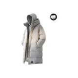 Серый пуховик с флисовой подкладкой