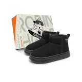 Черный с флисовой подкладкой