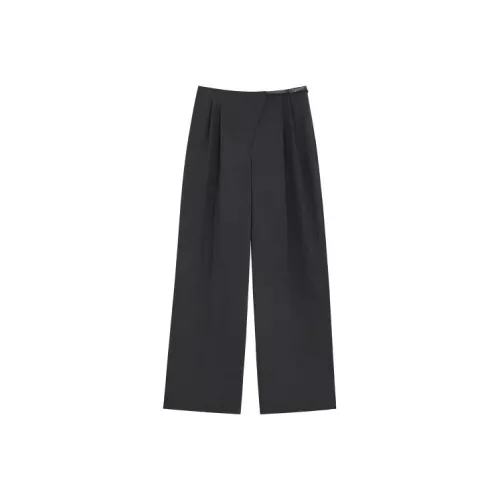 BEBE Темно-серый женский костюм брюки