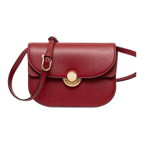 Furla Кожа Плечевая Сумка Женская Бордовый