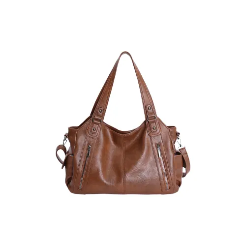 SANZHIXIAOYA ПУ (полиуретан) Сумка через плечо Стандартная Женская Коричневый Кофейный Черный