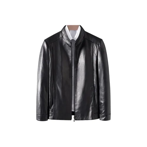 KADANDINUO Кожа Куртка Пальто Мужской