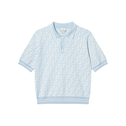 FENDI T-рубашка SS25 Светло-синий Детский