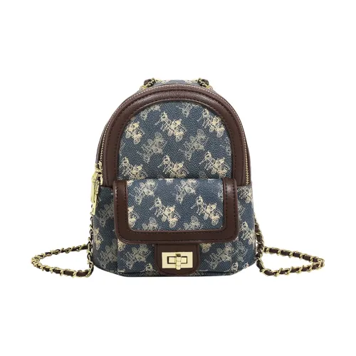 TTaG．baG Рюкзак PVC Женский Синий