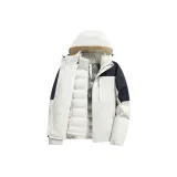 Теплый белый/Темно-синий