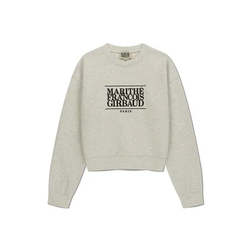 Marithe Francois Girbaud Classic Logo Anti Aging Свитшот 2025 Fall Winter Женские