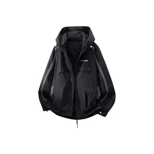 Kawasaki x SHIZHUANGZHOUSHOUXIU LIANMINGKUAN Пуховик Унисекс