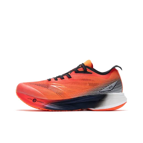 Antakids Lurid Wave Детские беговые кроссовки Неон Ярко-красный Неон Ярко-оранжевый Основной черный 1 Унисекс