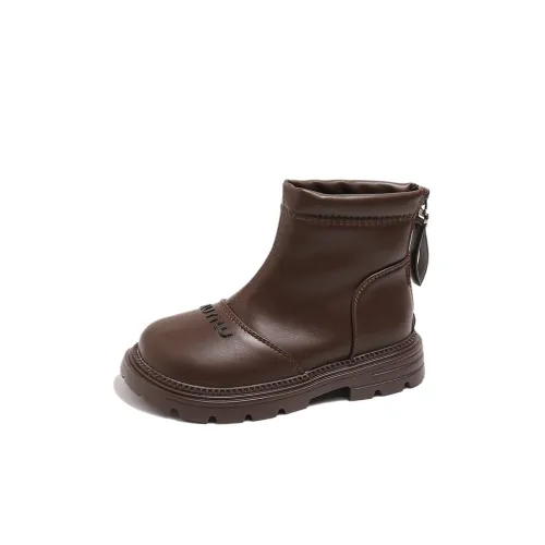 TLIT Высокие кожаные сапоги для малышей