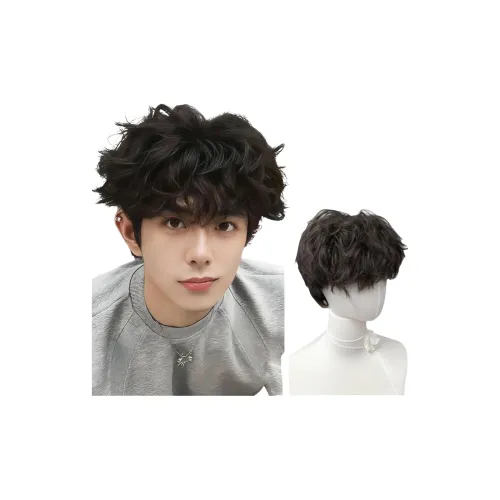 GLUNA Curl Collection Leslie Roll Мужская Перука Модная Фантастическая