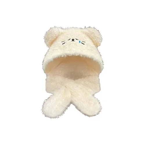 EEEENO Акриловые капюшоны и плюшевые шапки унисекс