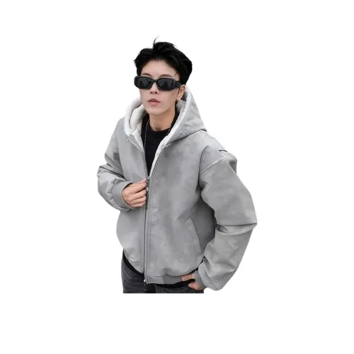 W.O.L Серый Мужской пуховик